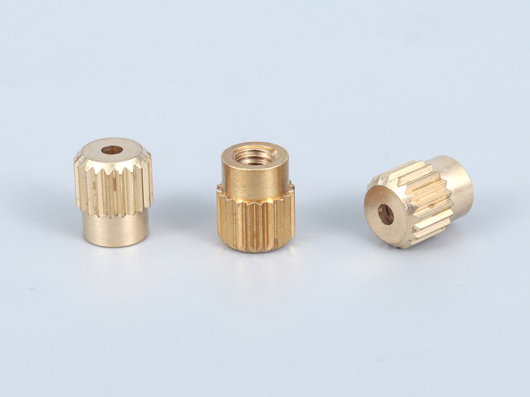 黄铜直纹滚花嵌件